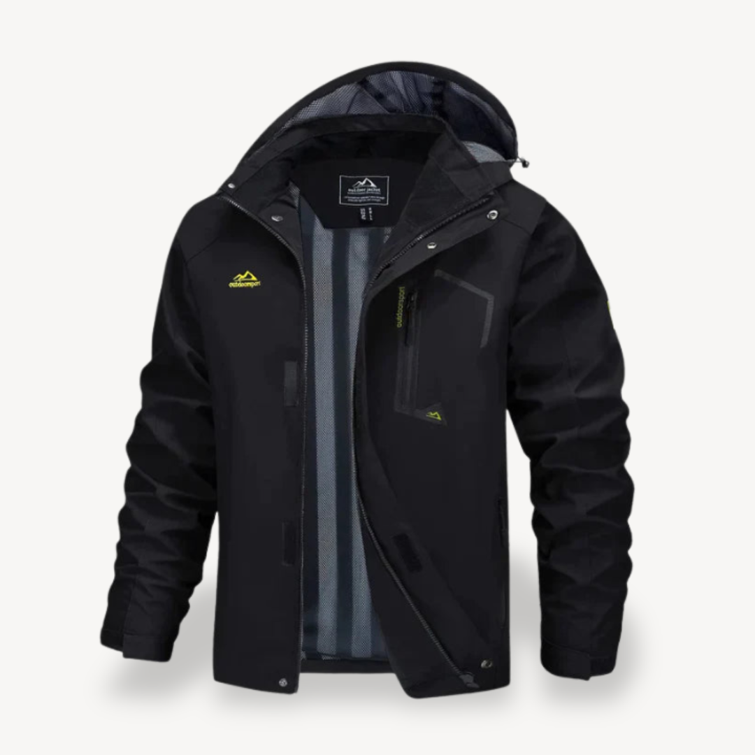 Wasserdichte Winterjacke mit Kapuze und Camouflage-Muster für Herren | Loravelle 4