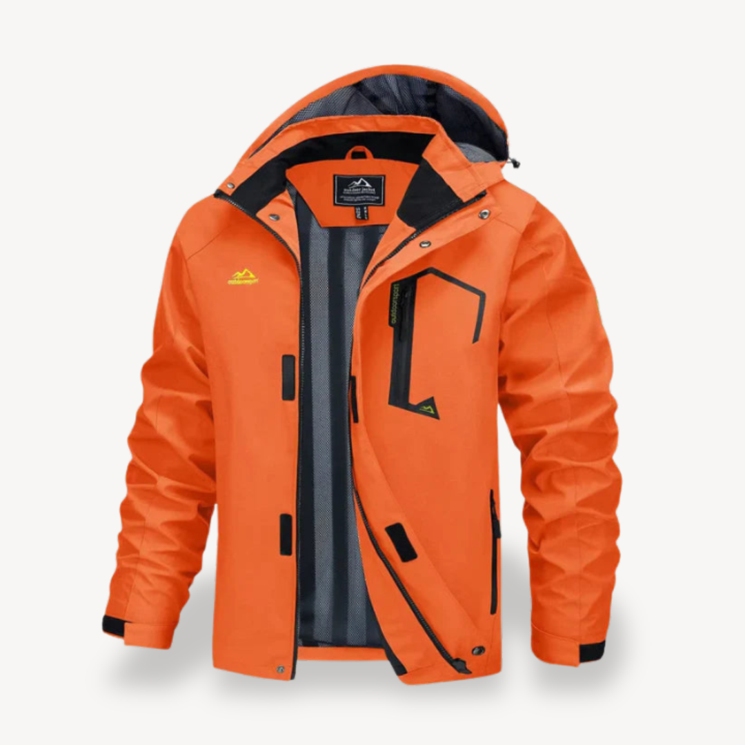 Wasserdichte Winterjacke mit Kapuze und Camouflage-Muster für Herren | Loravelle 6