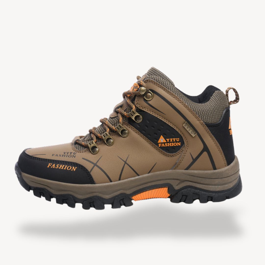 Wasserdichte orthopädische Wanderstiefel für Herren | Loravelle 0
