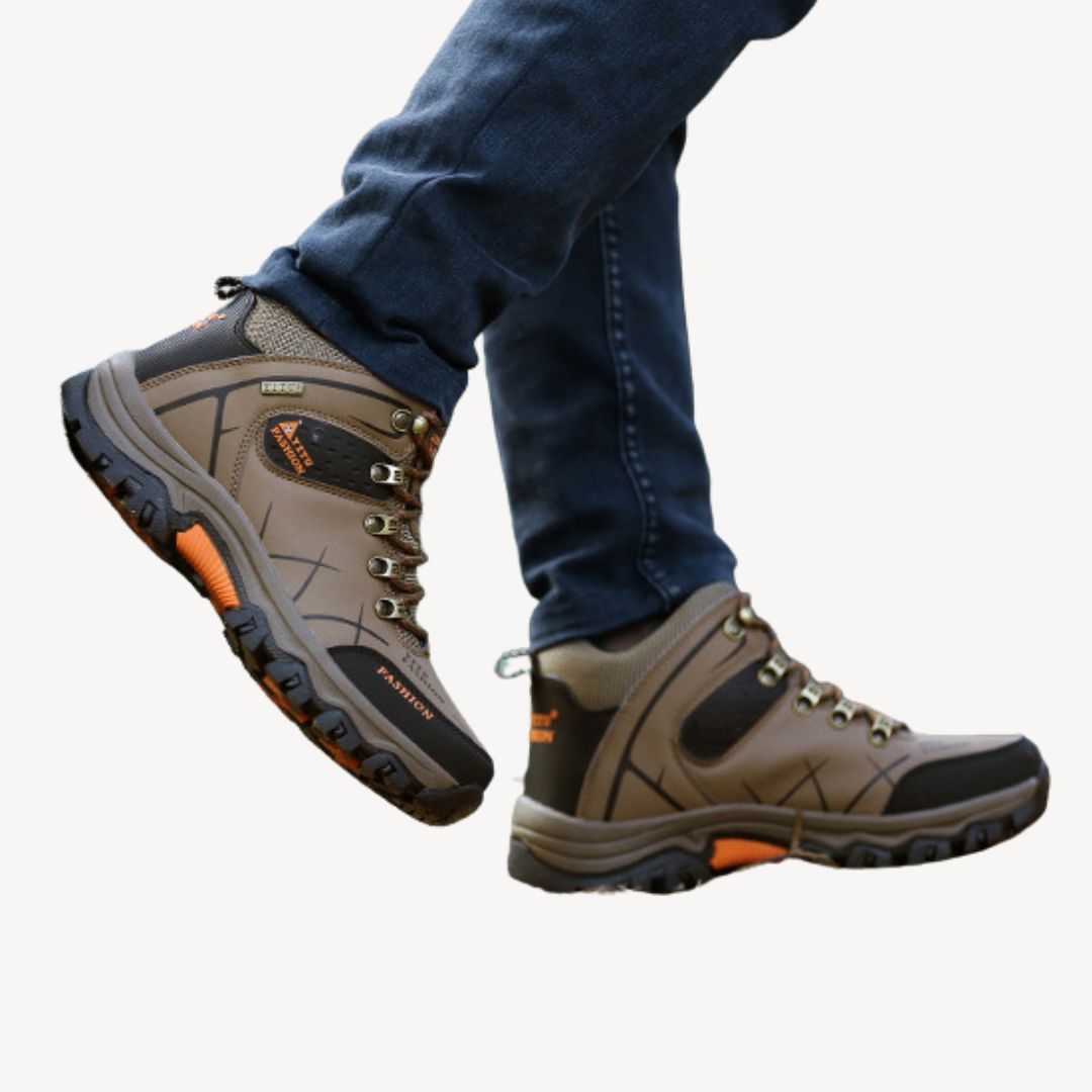 Wasserdichte orthopädische Wanderstiefel für Herren | Loravelle 1