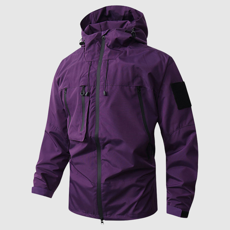 Wandern Jacke Herren Outdoor Kapuzenjacke Wasserfest