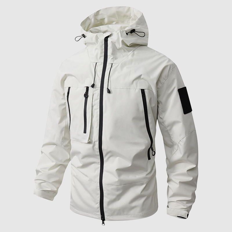 Wandern Jacke Herren Outdoor Kapuzenjacke Wasserfest
