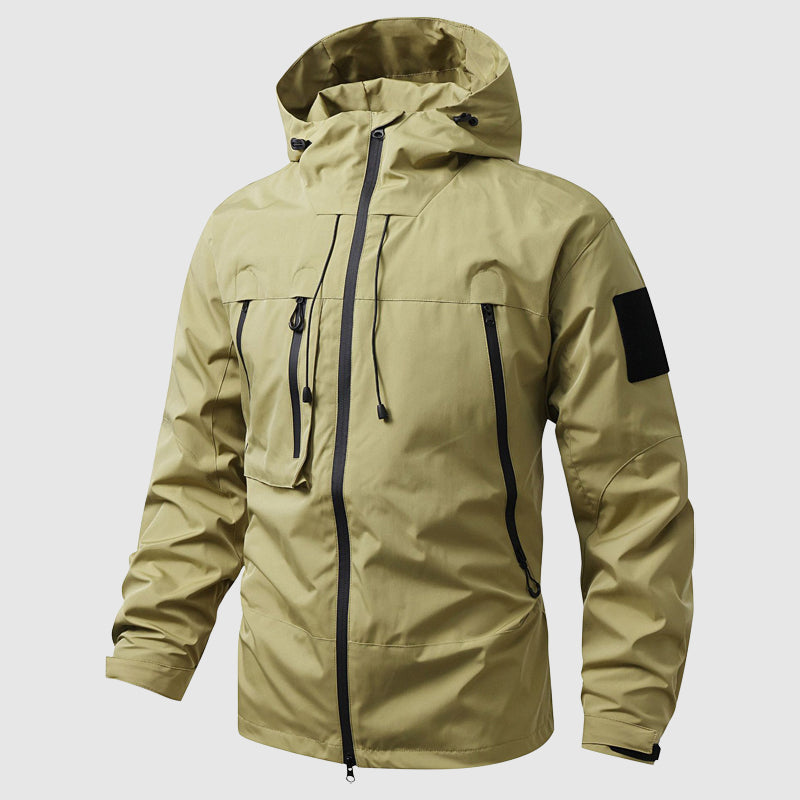 Wandern Jacke Herren Outdoor Kapuzenjacke Wasserfest