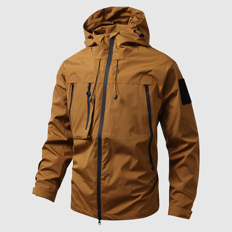 Wandern Jacke Herren Outdoor Kapuzenjacke Wasserfest