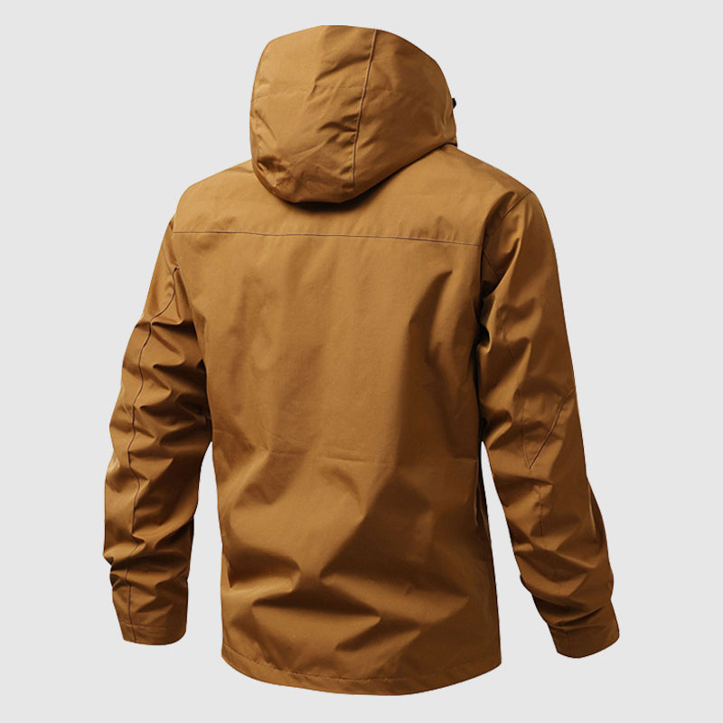 Wandern Jacke Herren Outdoor Kapuzenjacke Wasserfest