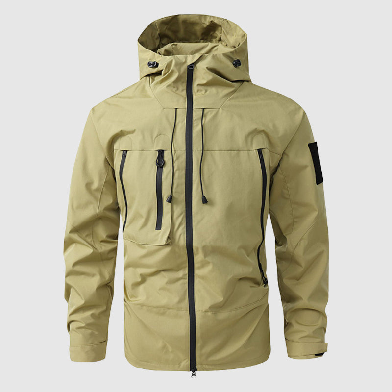 Wandern Jacke Herren Outdoor Kapuzenjacke Wasserfest