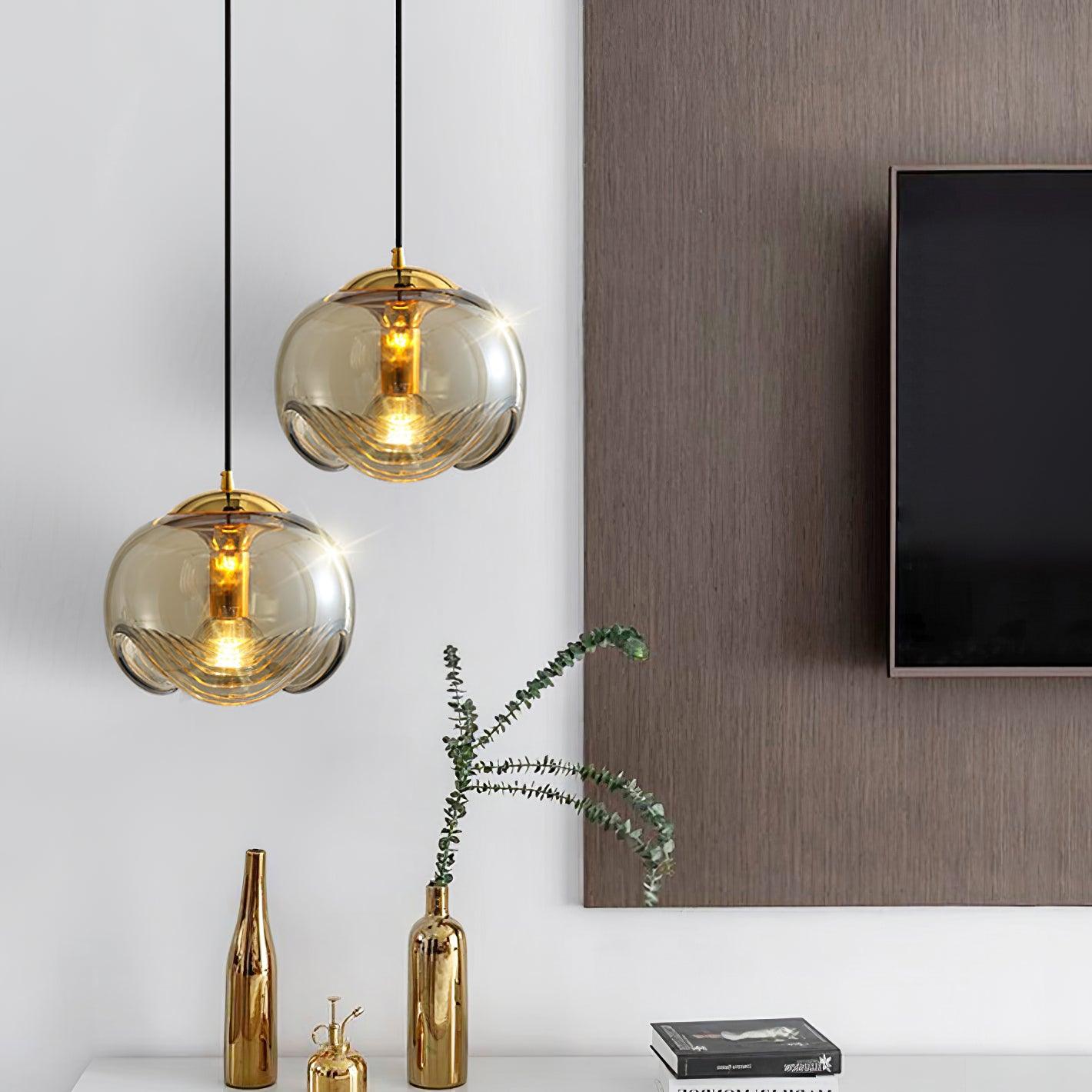 Moderne LED Pendelleuchte für Wohnzimmer - BerlinGlamour
