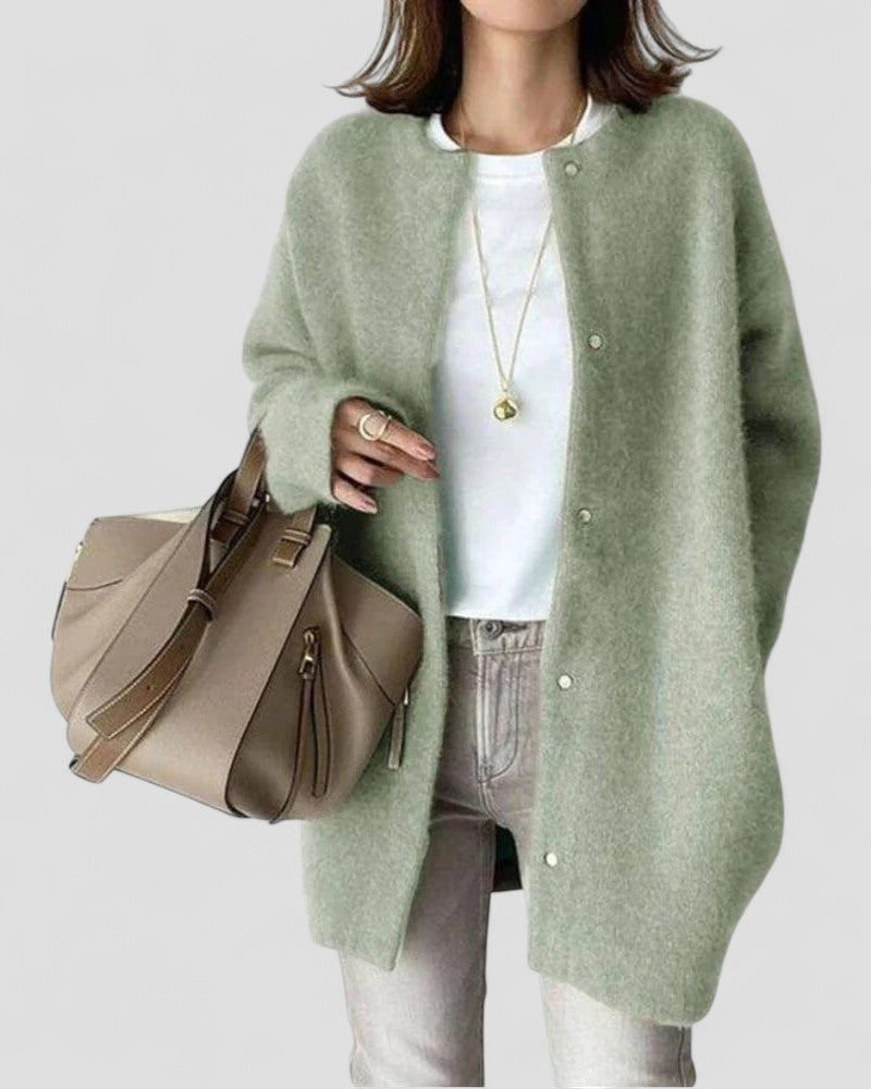 Weicher, langer Strickcardigan für Damen 4
