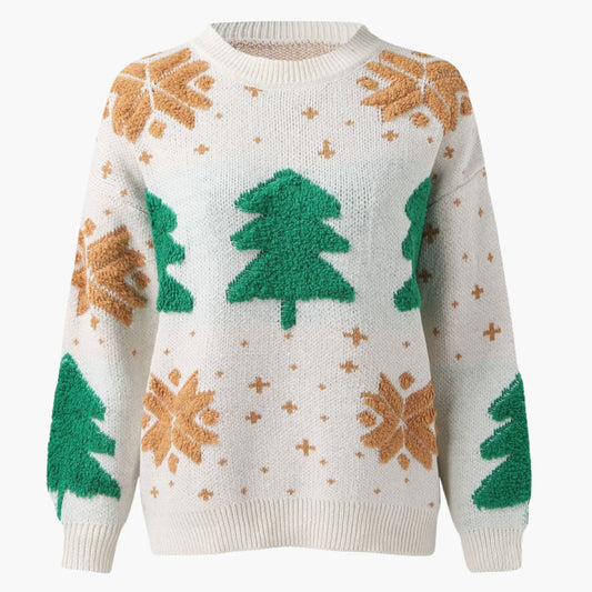 Weihnachts pullover für Damen mit Baum 0