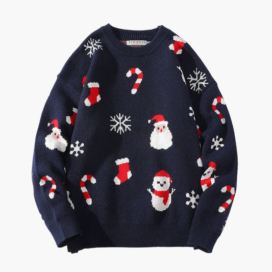 Weihnachtspullover für Damen mit Rentiermotiv 0