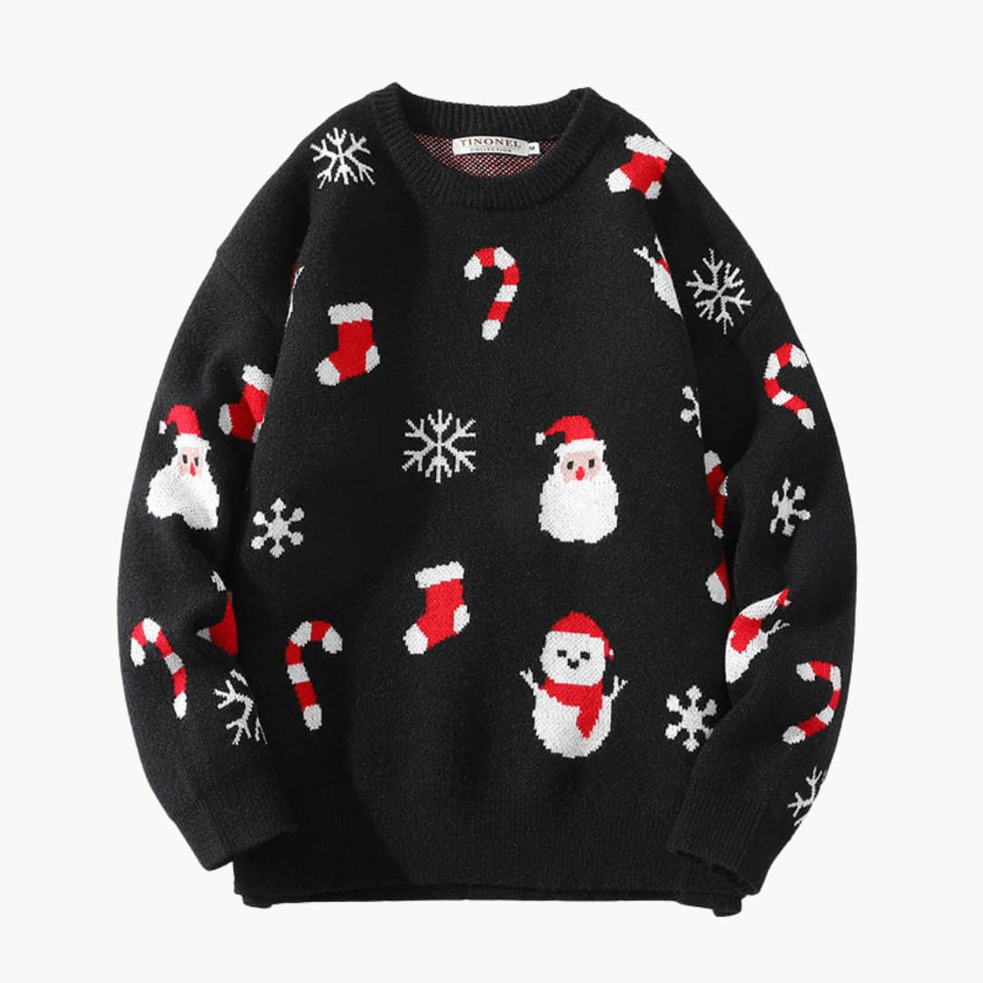 Weihnachtspullover für Damen mit Rentiermotiv 3