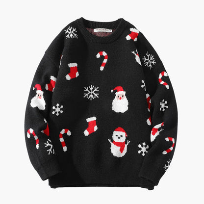 Weihnachtspullover für Damen mit Rentiermotiv 3