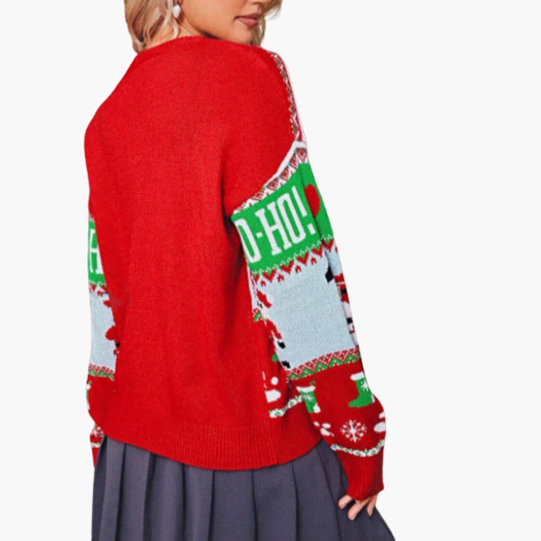 Weihnachtspullover für Damen mit festlichem Design 2