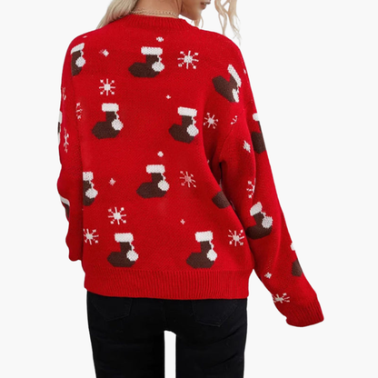 Weihnachtspullover für Damen mit festlichem Motiv 2