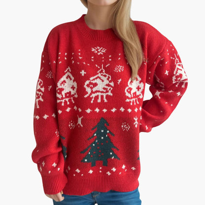 Weihnachtspullover für Damen mit festlichen Motiven 4