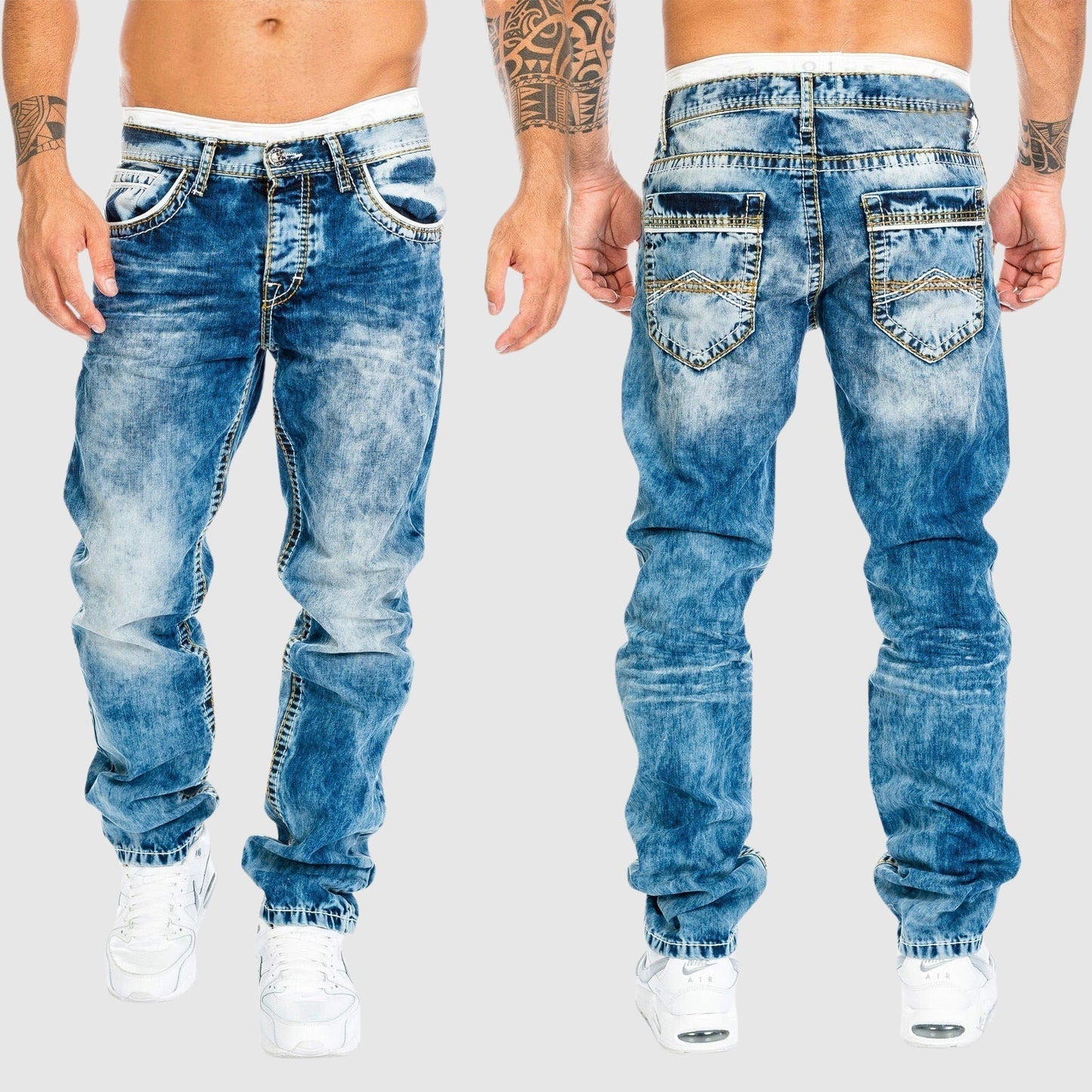 Weite Herrenjeans Verwaschen Baggy Style - BerlinGlamour