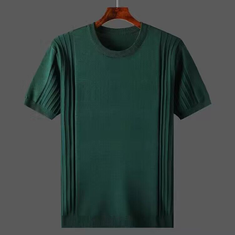 Baumwoll-T-Shirt Herren Stilvoll Modern Slimfit