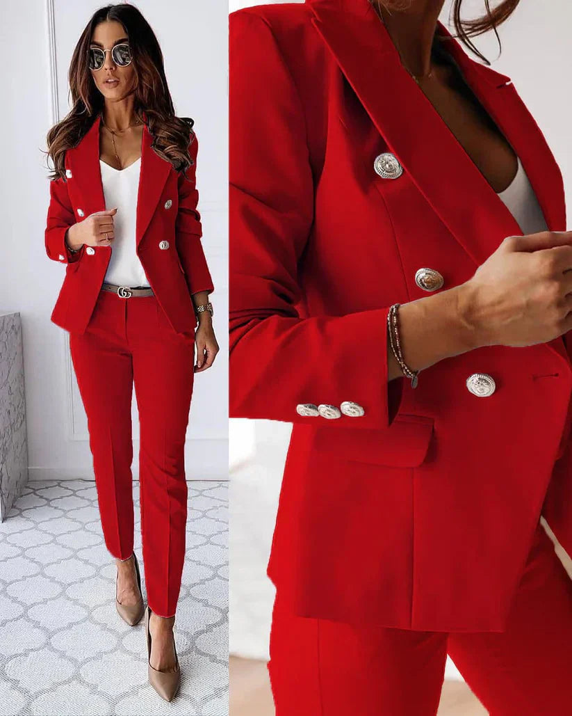 Eleganter Blazer Damen Set Modern Schick