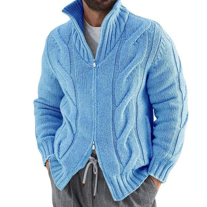 Herren Cardigan Warm Elegant Gestrickt Premium