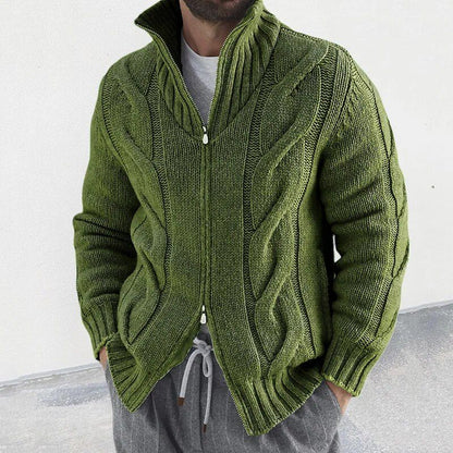 Herren Cardigan Warm Elegant Gestrickt Premium