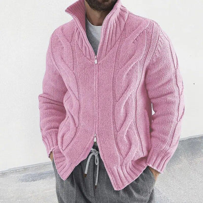 Herren Cardigan Warm Elegant Gestrickt Premium