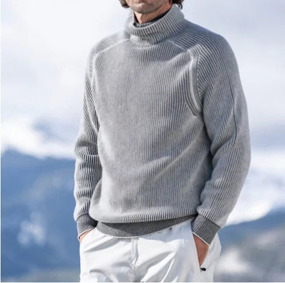 Herren Rollkragenpullover Kaschmir Weich Warm