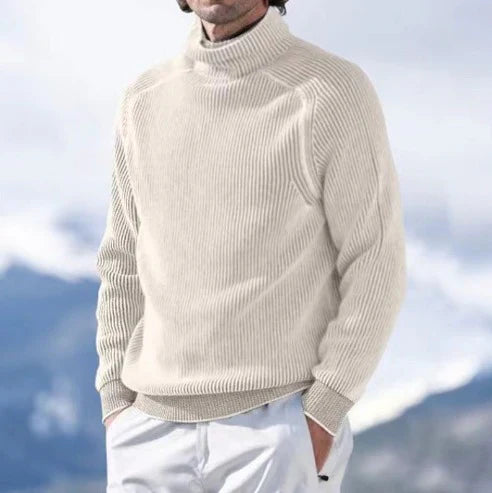 Herren Rollkragenpullover Kaschmir Weich Warm - BerlinGlamour