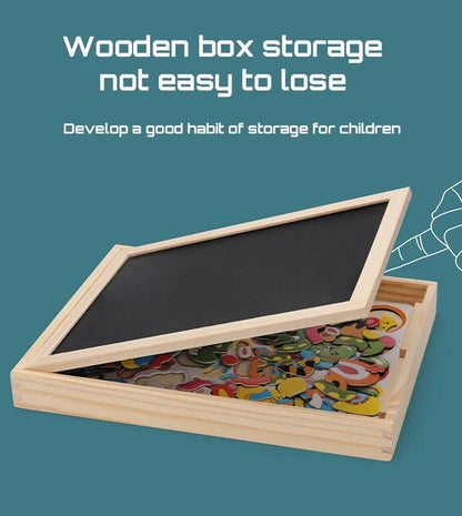 Magnetische Zeichentafel 2-in-1 für Kinder
