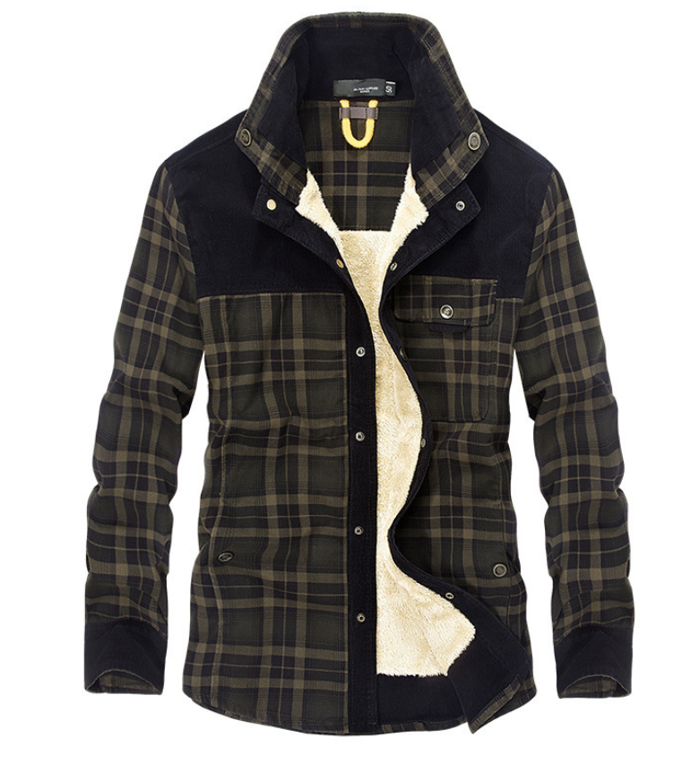 Vintro – Flanell-Winterjacke für Damen, elegant und stylisch, perfekt für die kalten Wintermonate.