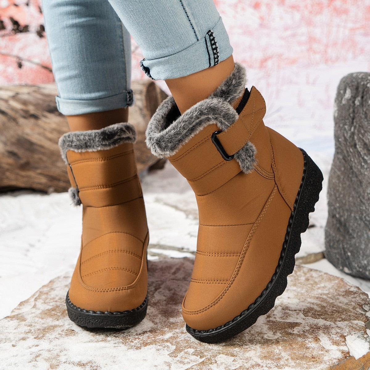 Wasserdichte Damen Winterstiefel Warm & Isoliert
