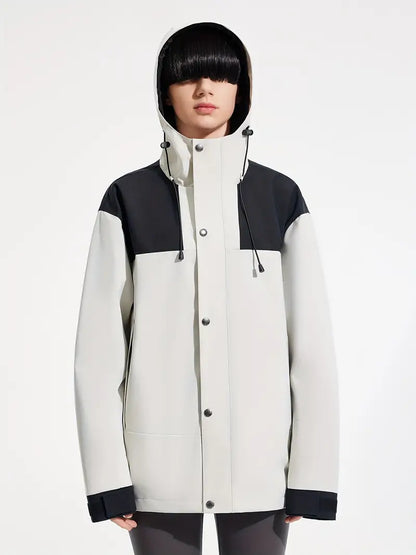 Keyvyn Damen Jacke: Plus Size, farbig, lässig, wind- und wasserdicht