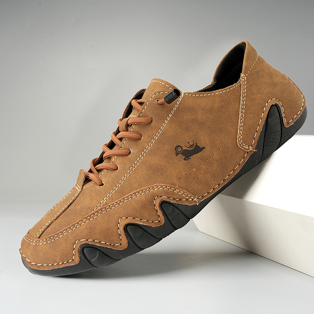 Unisex Lederschuhe Bequem Barfusschuhe