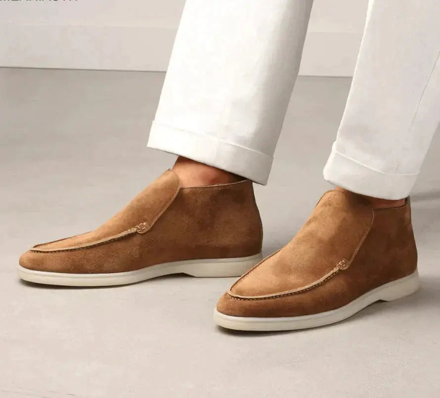 Herren Slipper Schuhe Wildleder Loafer Anti-Rutsch - BerlinGlamour