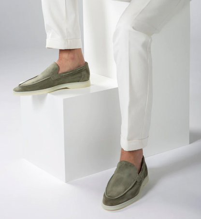 Herren Loafers Wildleder Slip-On Schuhe Bequem - BerlinGlamour