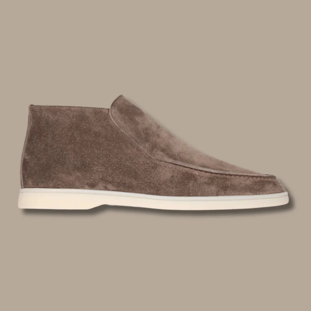 Wildleder-Slipper – Bequem – Slipper – Herren-Slipper – Herrenschuhe-Braun-34-Chaps Herrenmode