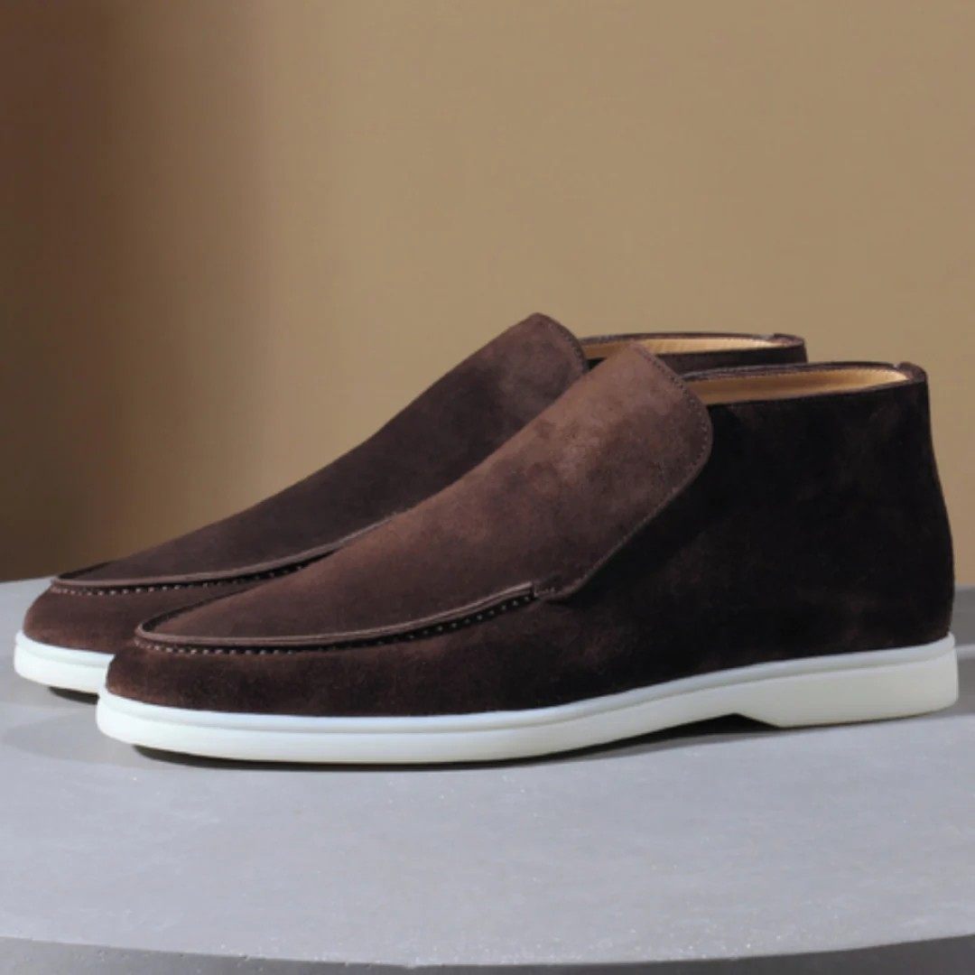 Bequeme Herren Slipper aus Wildleder - BerlinGlamour