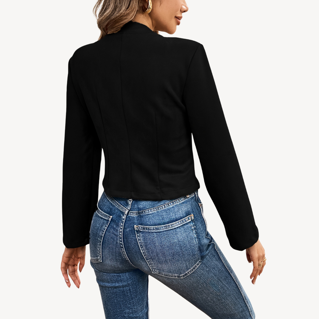 Wildlederjacke mit Knopfleiste für Damen | Loravelle 5
