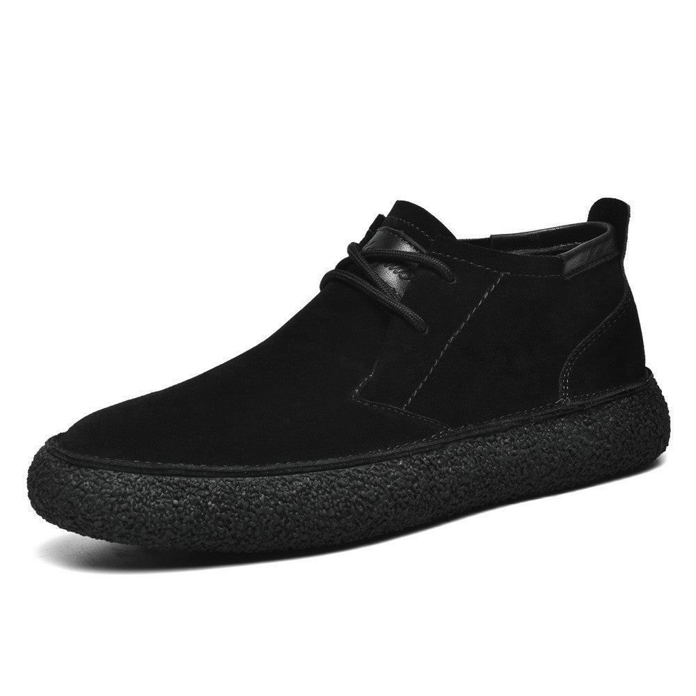 Wildlederschuhe – Strukturierte Sohle – Schnürschuhe – Desert Shoes – Herrenschuhe-Chaps Herrenmode