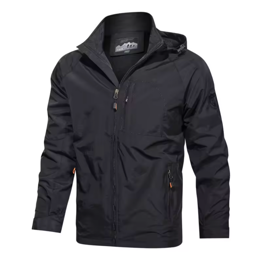 Wasserdichte Outdoorjacke Herren Windbreaker Kapuze - BerlinGlamour