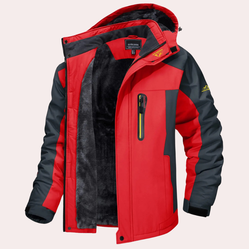Wasserdichte Herrenjacke mit Kapuze Outdoor Windbreaker - BerlinGlamour