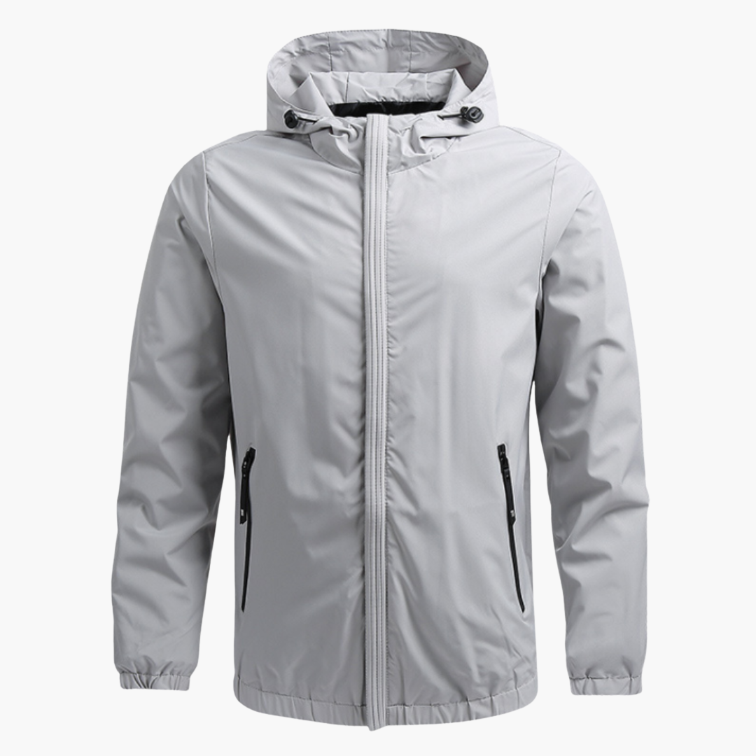 Windbreaker Herren Jacke mit Kapuze 1