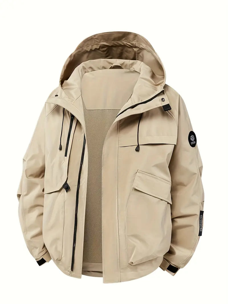 Herren Winterjacke Oversized Winddicht mit Kapuze - BerlinGlamour