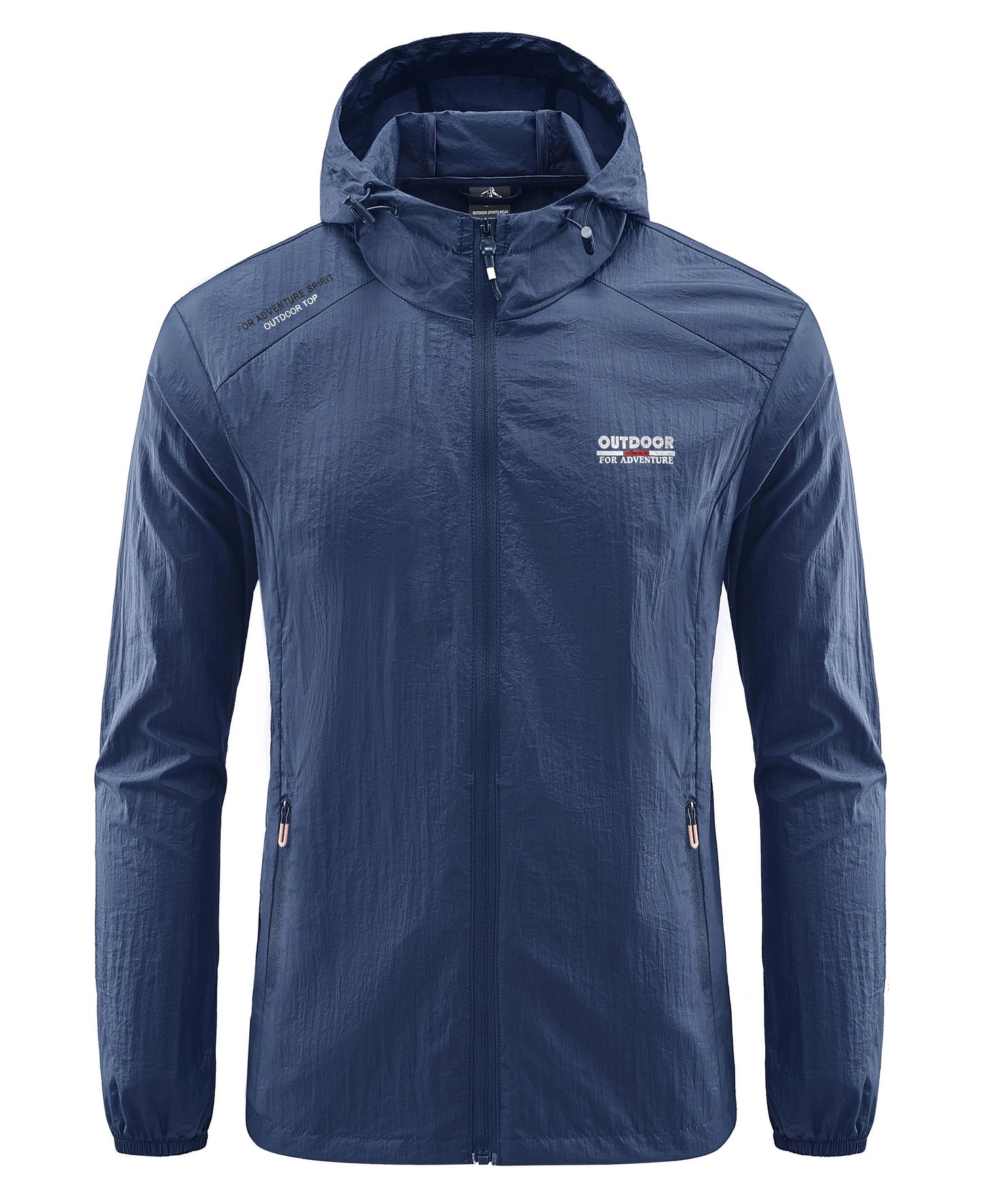 Wasserdichte Herren Laufjacke mit Kapuze Leicht - BerlinGlamour