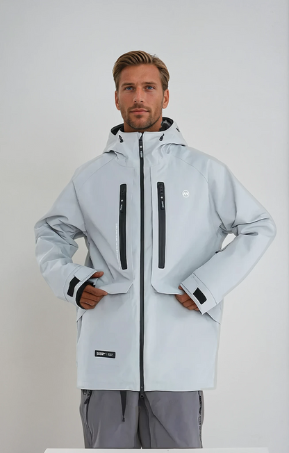 Wasserdichte Herren Windjacke Isoliert Oversized - BerlinGlamour