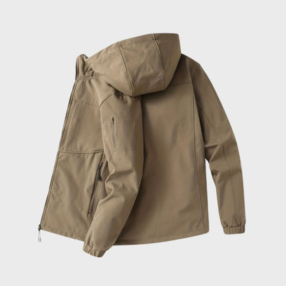 Windjacke – mit Kapuze – Outdoor – Softshelljacke – wasserdichte Jacke für Herren-Chaps Herrenmode