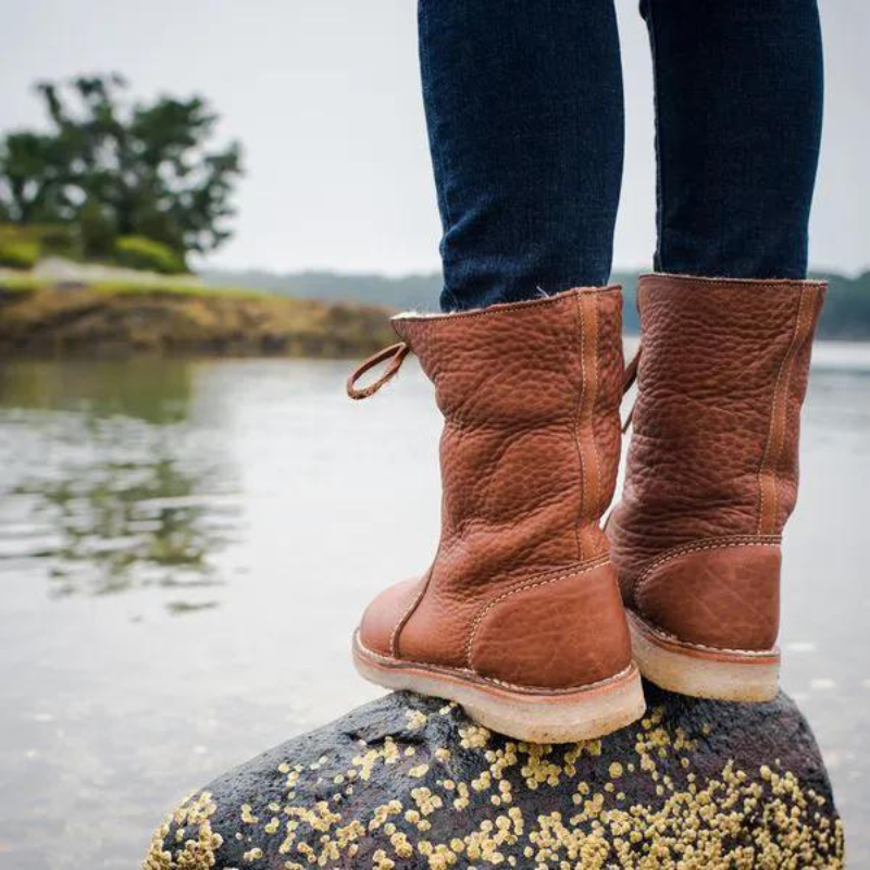 Wasserdichte Schneestiefel Warm Pelz-lined Winterstiefel Damen