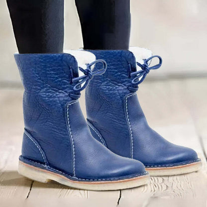 Wasserdichte Schneestiefel Warm Pelz-lined Winterstiefel Damen