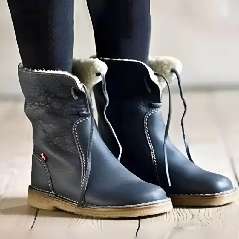 Wasserdichte Schneestiefel Warm Pelz-lined Winterstiefel Damen