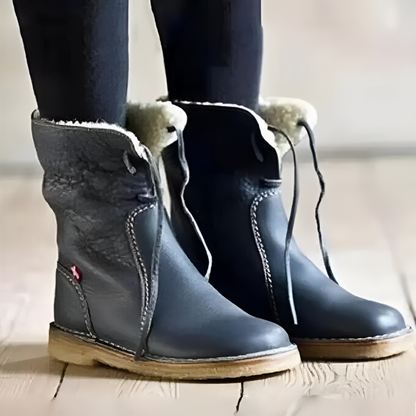 Wasserdichte Schneestiefel Warm Pelz-lined Winterstiefel Damen