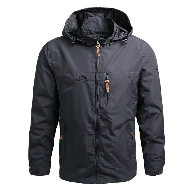 Wasserdichte Herren Softshelljacke Atmungsaktiv Schnelltrocknend